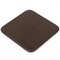 Dacasso Chocolate BrownLeatherette Square Coaster AG-3455 - alternate 2